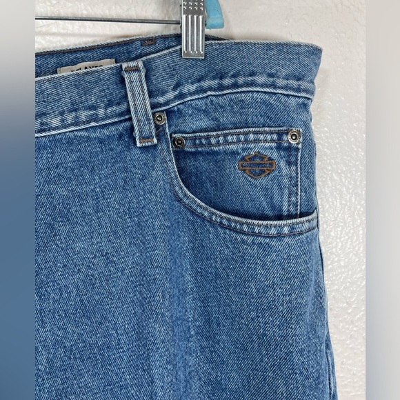 Harley Davidson Relaxed Fit Denim Jeans Mens 44X32 - Picture 8 of 15